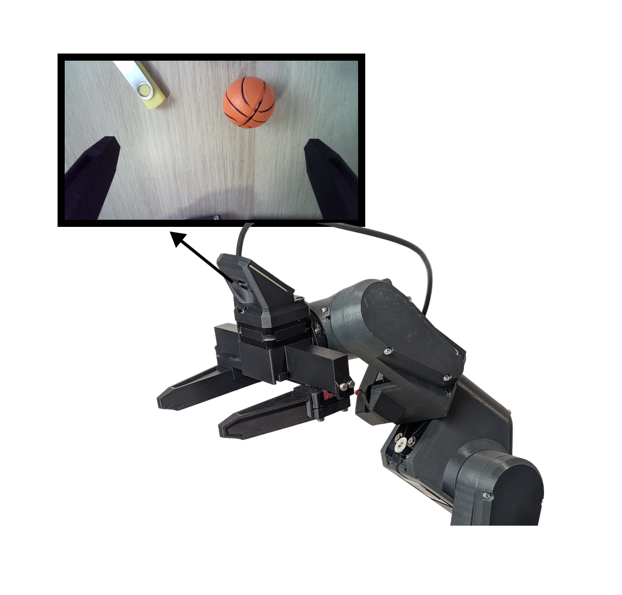 SSG48 gripper mounted on the PAROL6 arm